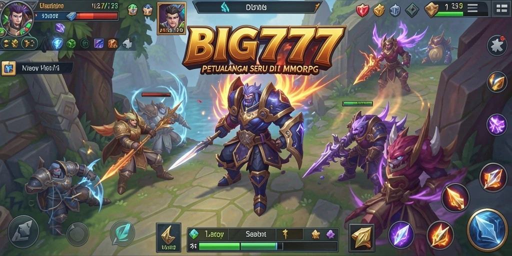Tampilan gameplay BIG777 yang memukau dalam dunia MMORPG.
