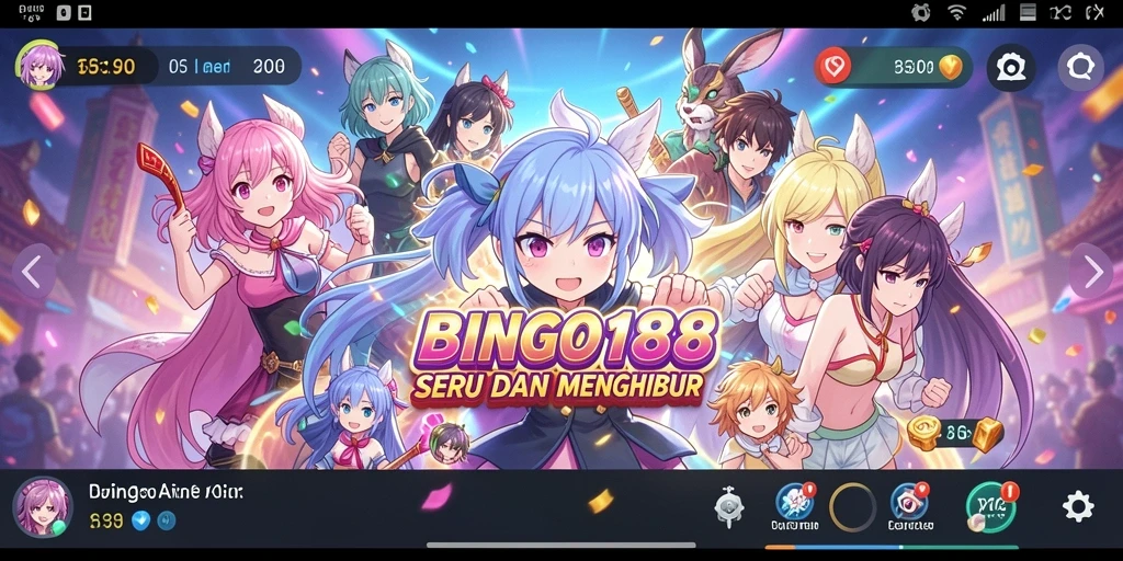 Tampilan gameplay Anime yang menarik dan penuh warna.