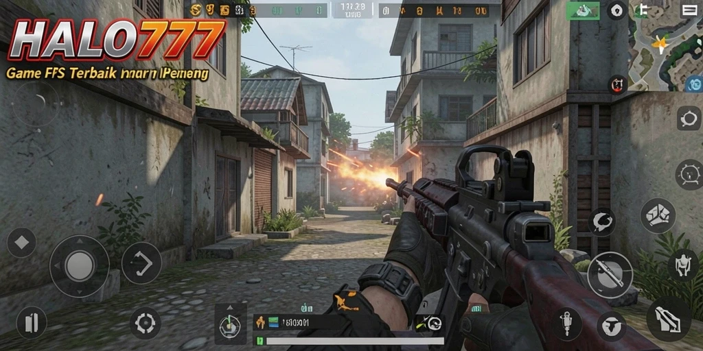 Tampilan gameplay seru di HALO777 dengan aksi tembak-menembak yang intens.