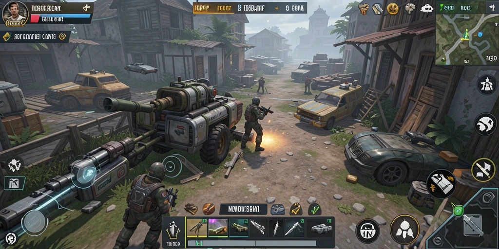 Tangkapan layar gameplay menunjukkan pertempuran strategis di IDRRP.