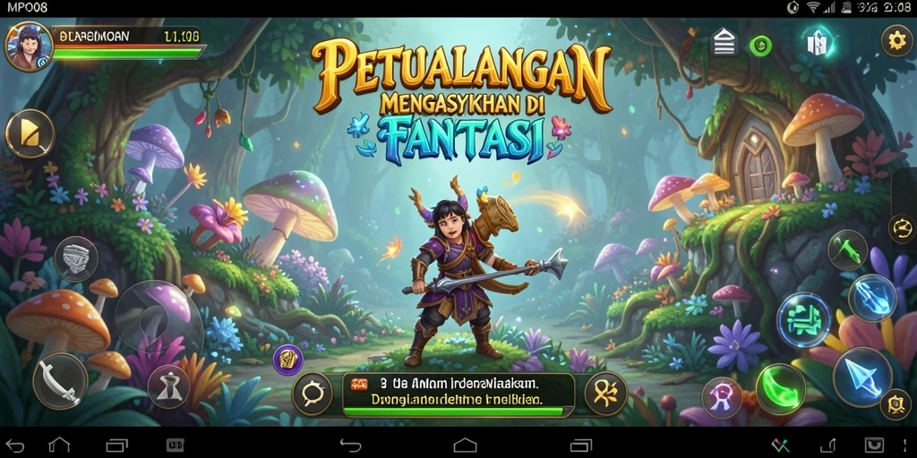 Gameplay MPO08 yang menarik dan penuh petualangan di dunia fantasi.