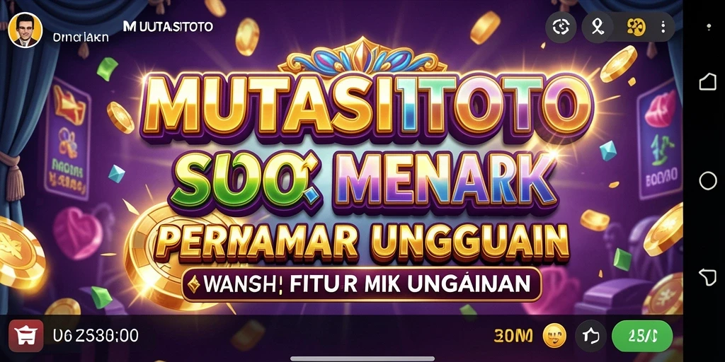 Screenshot gameplay menampilkan serunya bermain slot di MUTASITOTO.