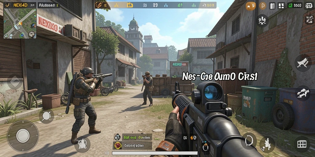 Tampilan gameplay seru dari NEKO4D dengan aksi menegangkan.
