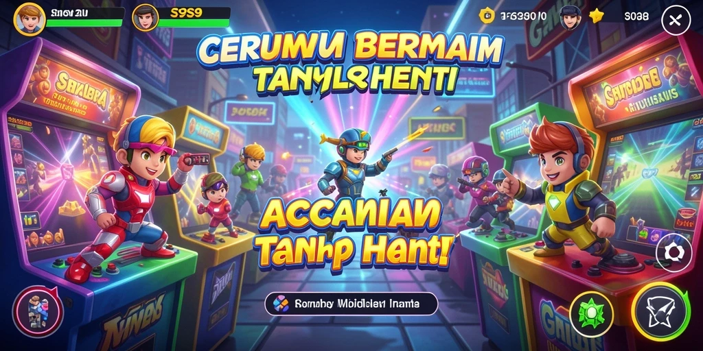 Tampilan gameplay seru dan menantang dari S9S9.