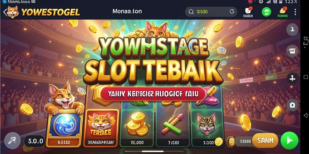 Screenshot gameplay YOWESTOGEL menampilkan slot yang mengasyikkan.