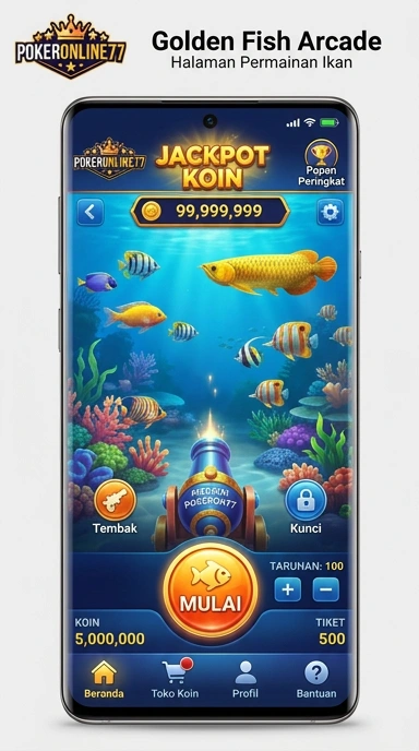 Antarmuka pengguna yang sederhana di pokeronlin77.